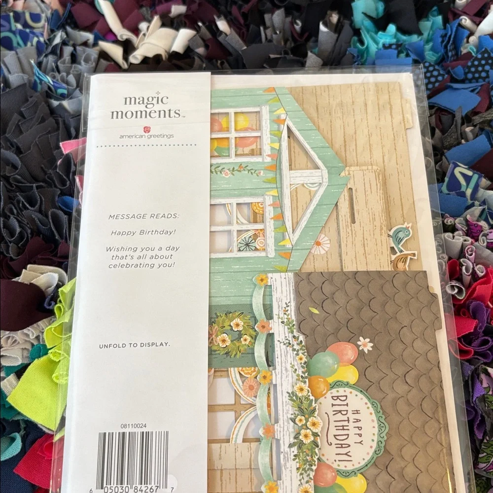 🆕American Greetings Magic Moments Pop Up Birthday Card With Envelope
